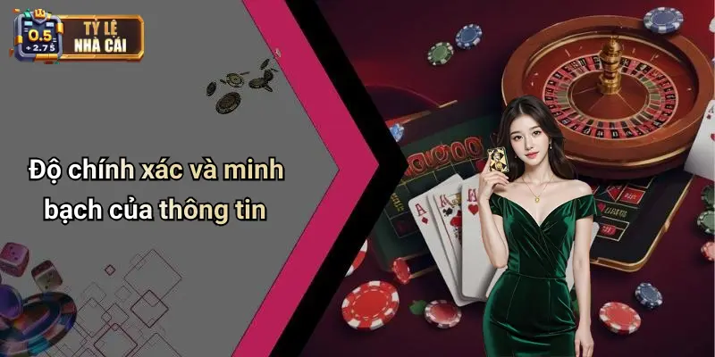 Độ chính xác và minh bạch của thông tin