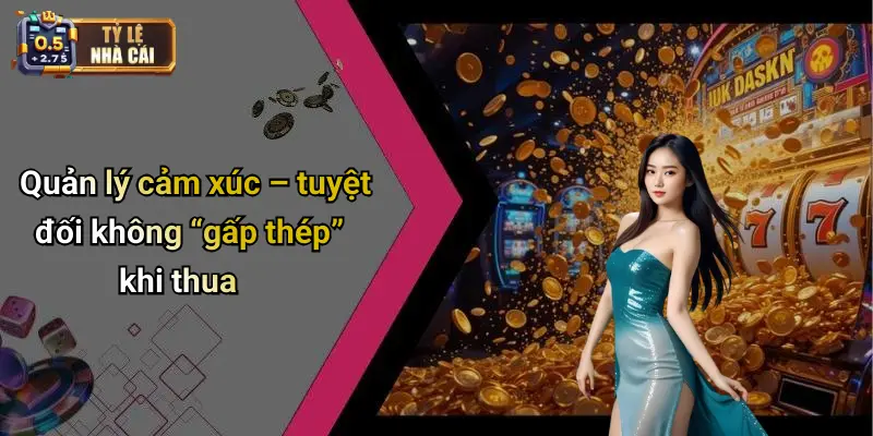 Quản lý cảm xúc – tuyệt đối không “gấp thép” khi thua