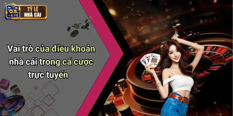 Vai trò của điều khoản nhà cái trong cá cược trực tuyến