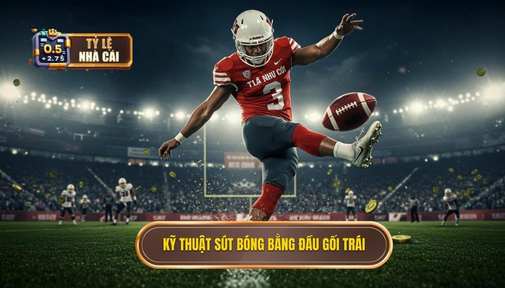 Kỹ thuật sút bóng bằng đầu gối trái