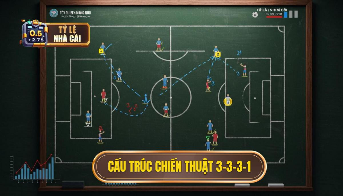 Phân Tích Cấu Trúc Cơ Bản Của Chiến thuật bóng đá 3-3-3-1