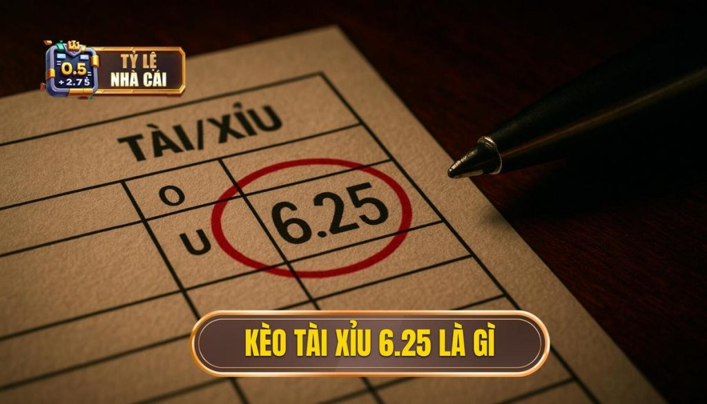 Kèo tài xỉu 6.25 là gì