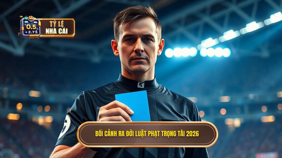 1. Bối cảnh ra đời Luật phạt trọng tài 2026