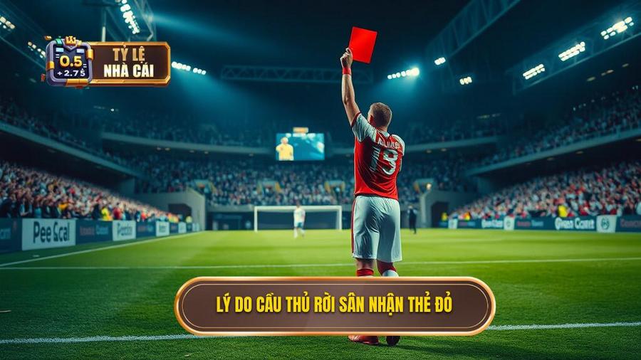 2. Lý do cầu thủ rời sân nhận thẻ đỏ