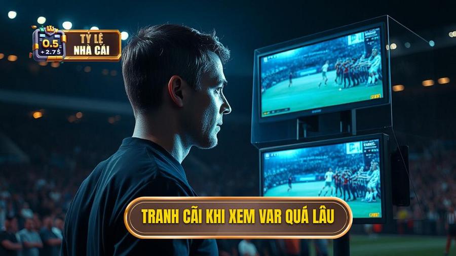 3. Tranh cãi khi xem VAR quá lâu