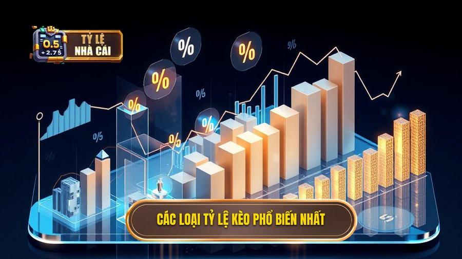 Các loại tỷ lệ kèo phổ biến nhất