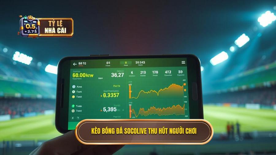 1. Kèo bóng đá Socolive thu hút người chơi