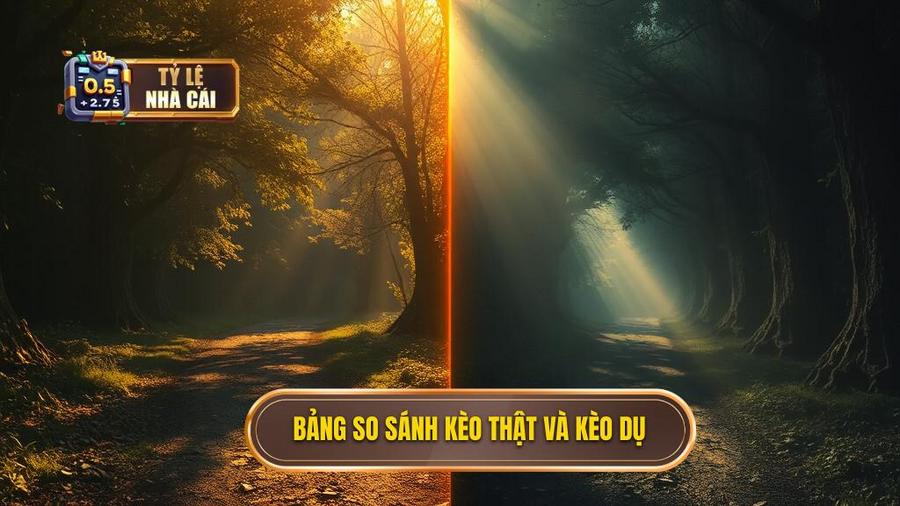 Bảng so sánh kèo thật và kèo dụ