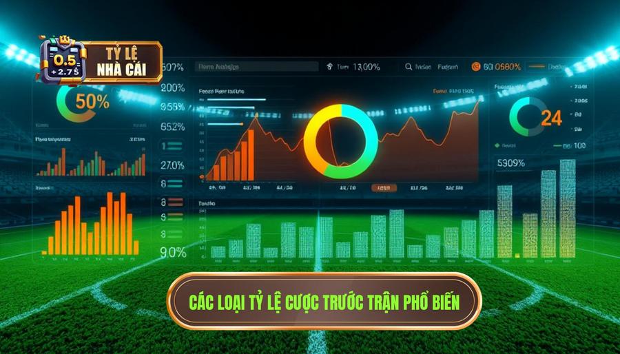 Các loại tỷ lệ cược trước trận phổ biến