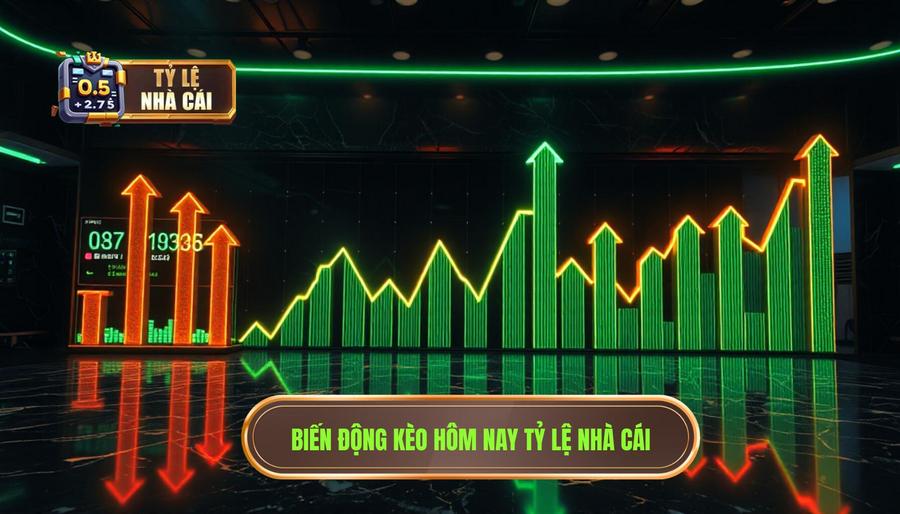 Biến động kèo hôm nay TỶ LỆ NHÀ CÁI